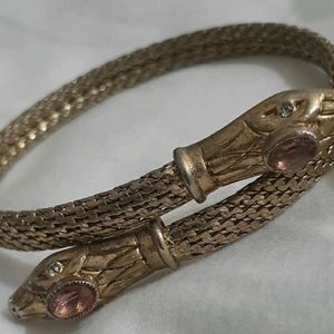Egyptian Revival Snake Bracelet